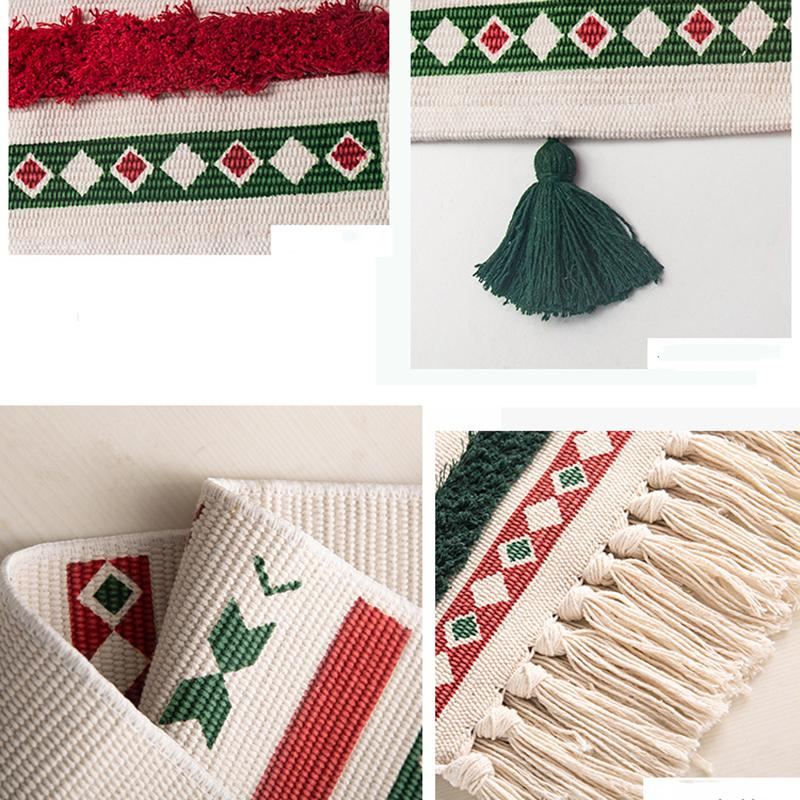 Joululahja Nordic Tassel Mats Lattiamatot