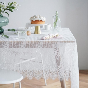 Nordic Farmhouse Style Lace Lautasliina Pöytäliina