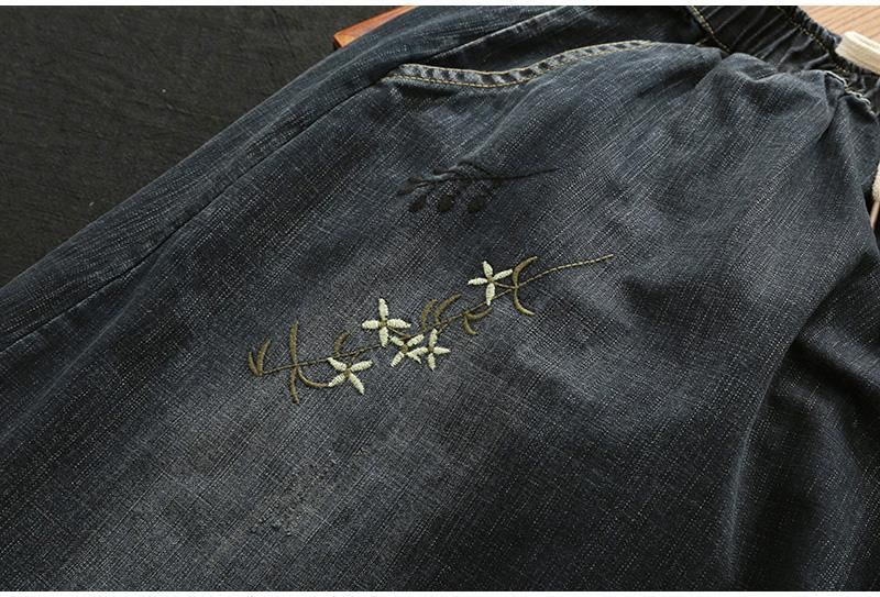 Denim Embroidery Retro-hame