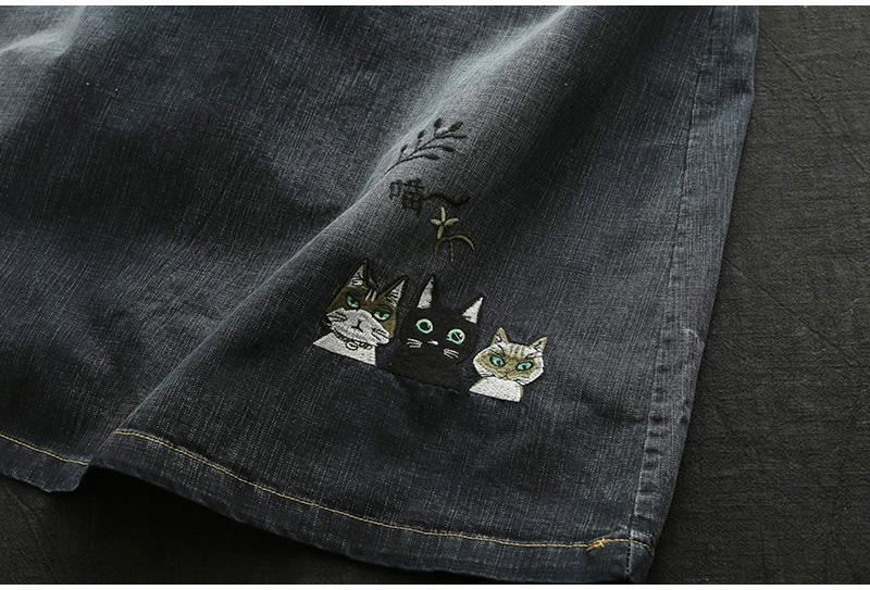 Denim Embroidery Retro-hame