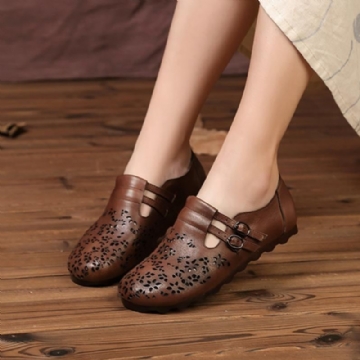 Spring Flat Retro-solki Vapaa-ajan Sandaalit 34-40