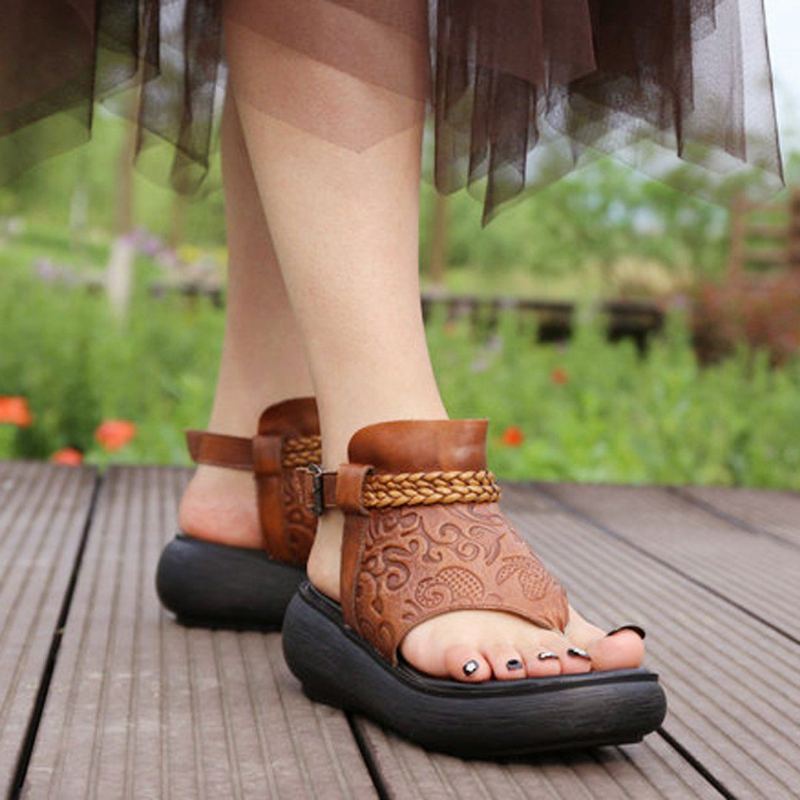 Summer Clip Toe Rome Platform Sandaalit