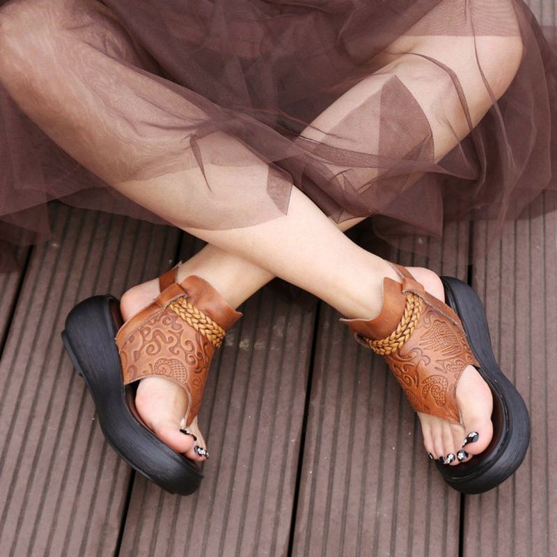 Summer Clip Toe Rome Platform Sandaalit