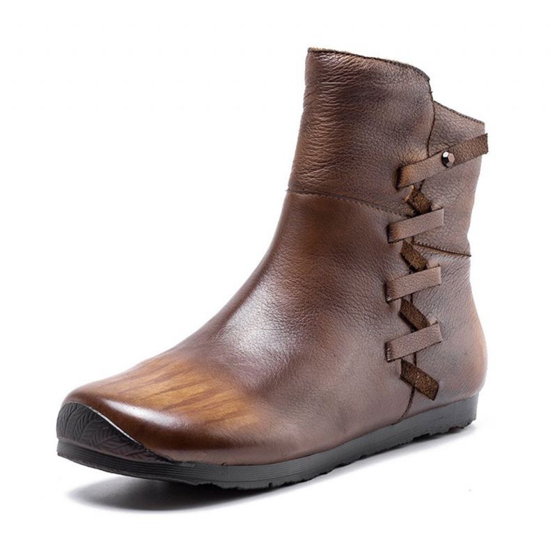 Sivuvetoketjut Rento Nahkainen Litteä Martin Boots