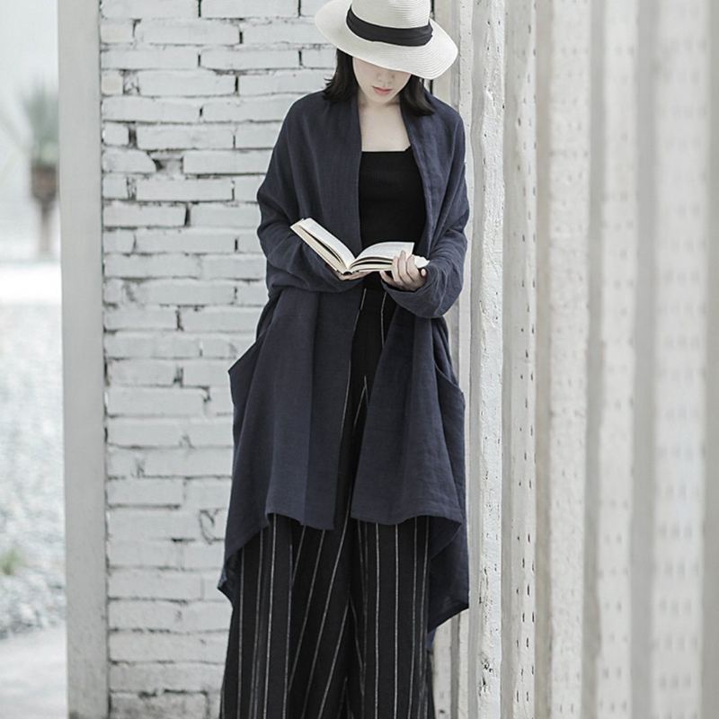 Autumn Spring Original Large Size Cardigan Baiwing Sleeve Coat