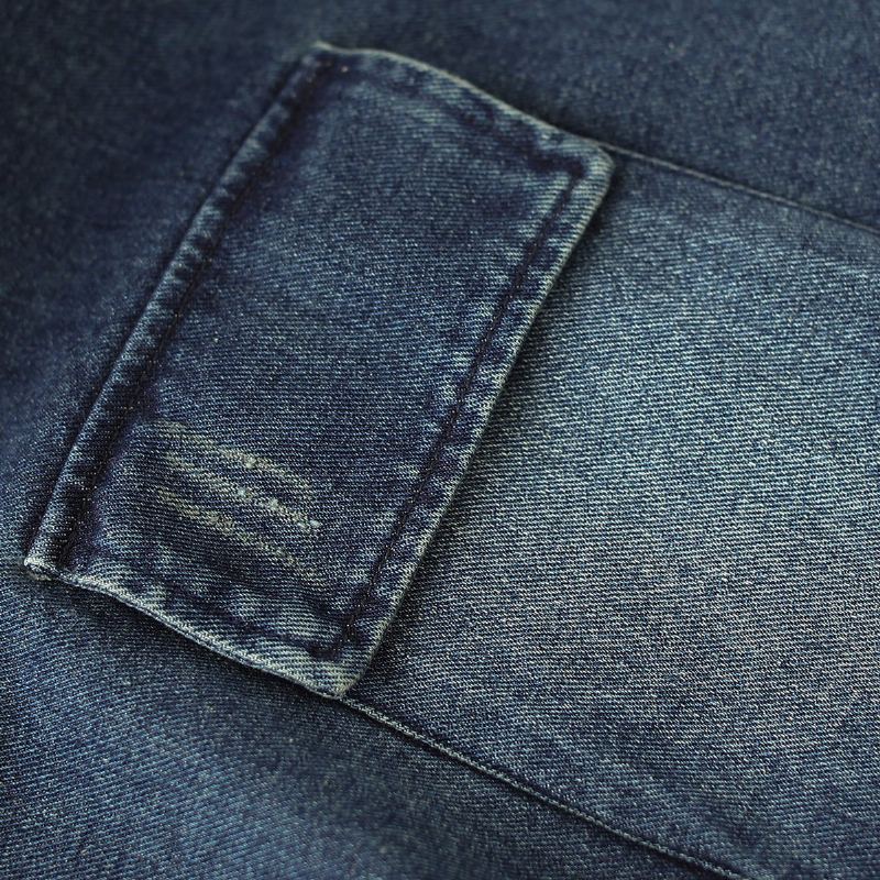 Kesähupullinen Vetoketjullinen Löysä Denim Liivi