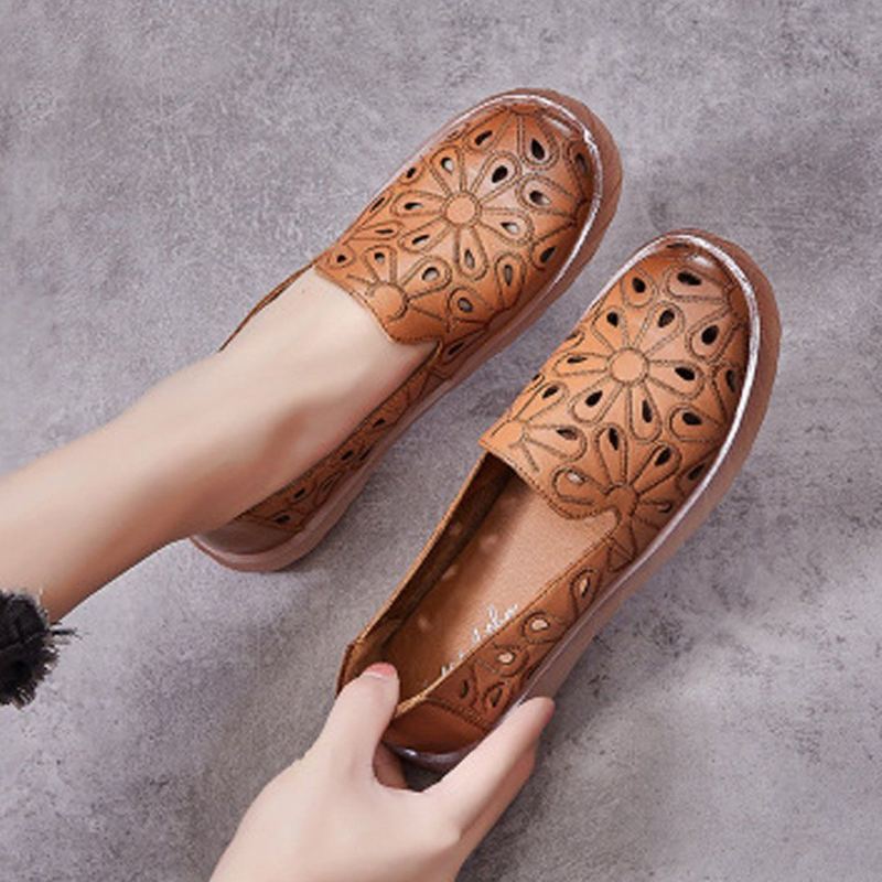 Hollow Out Casual Flats Loafers 35-41