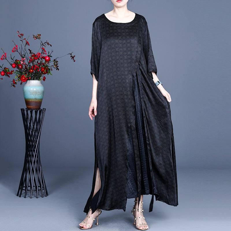 Naisten Elegant Silk Elegant Maxi Mekko