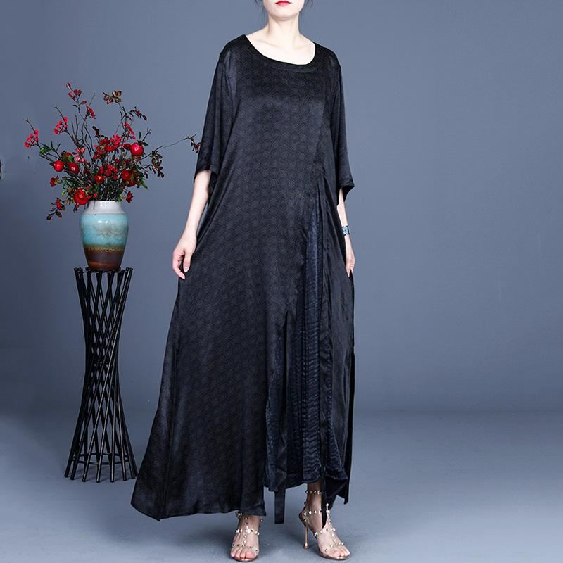 Naisten Elegant Silk Elegant Maxi Mekko