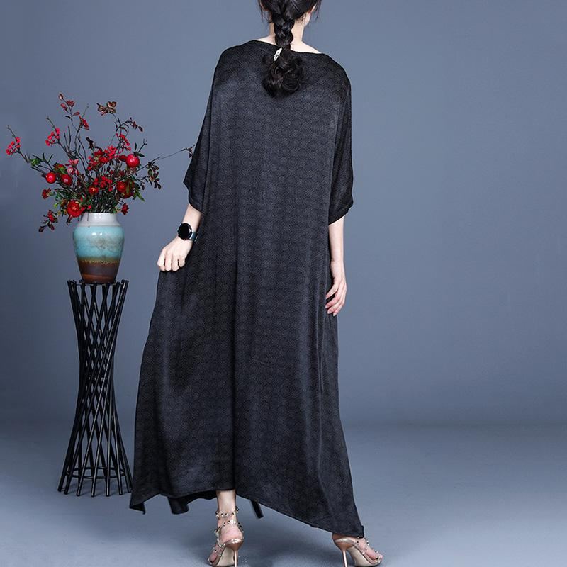 Naisten Elegant Silk Elegant Maxi Mekko