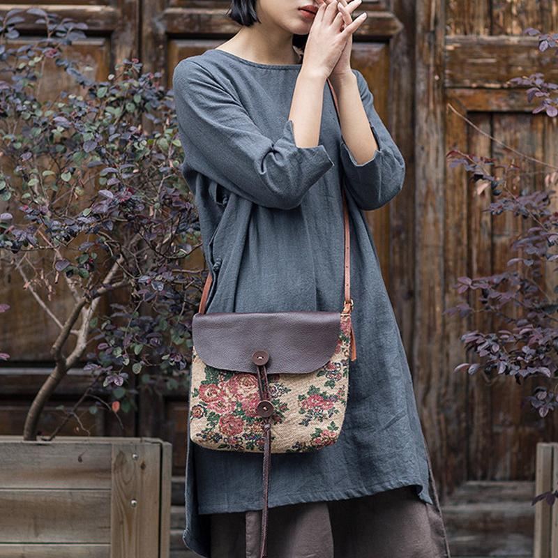 Naisten Suloinen Rento Retro-crossbody-laukku