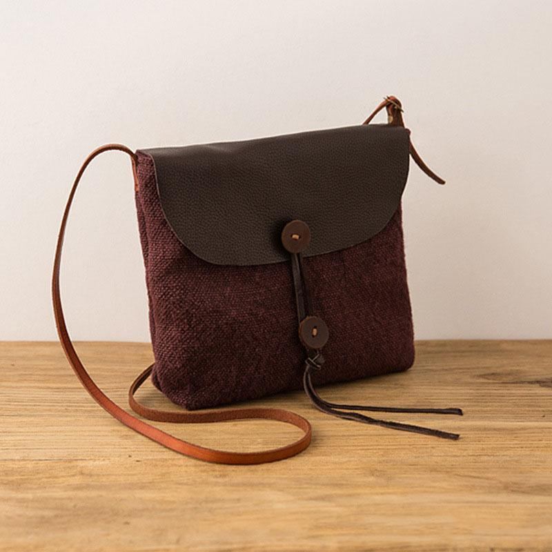 Naisten Suloinen Rento Retro-crossbody-laukku