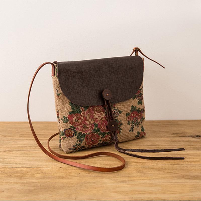 Naisten Suloinen Rento Retro-crossbody-laukku