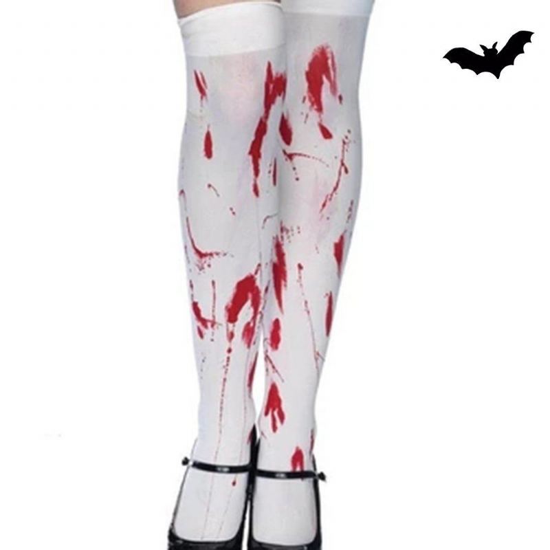 Halloween Blood White-sukat